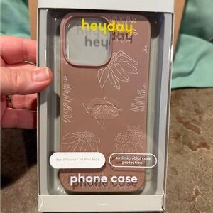 Heyday Floral Brown Phone Case for iPhone 14 Pro Max